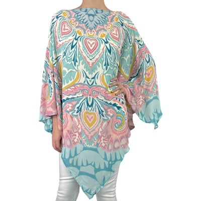 Caftán con motivo paisley