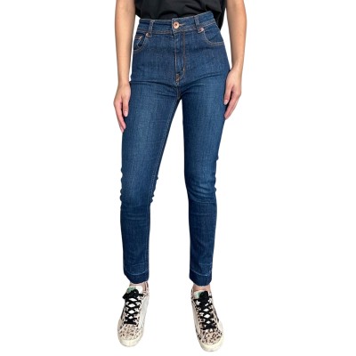 Jeans skinny desflecados